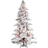 Gerson Sterling 7.5' Heavy Flocked Layered Spruce Outlet