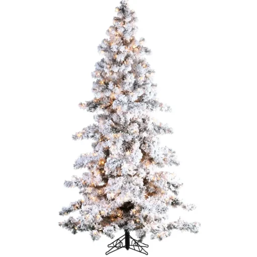 Gerson Sterling 7.5' Heavy Flocked Layered Spruce Outlet