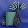 Stocking / Skirt^Kurt S Adler 12/ Light Steady Burning Miniature Green And Clear Light Set, Jel0002C