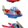 Stocking / Skirt^Alexander Taron 3 Space Ships, Collectible Tin Toy, Ms633