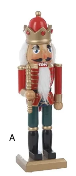 Stocking / Skirt^Kurt S Adler 10" Wooden Soldier Nutcrackers, 3 Assorted, C6194, Kurt Adler