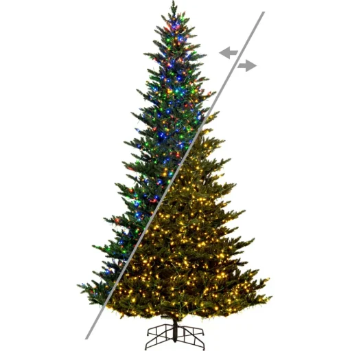 Stocking / Skirt^Vickerman 7.5' X 54" Natural Fraser 3Mm Led 1800Cc, K194178Ledcc,