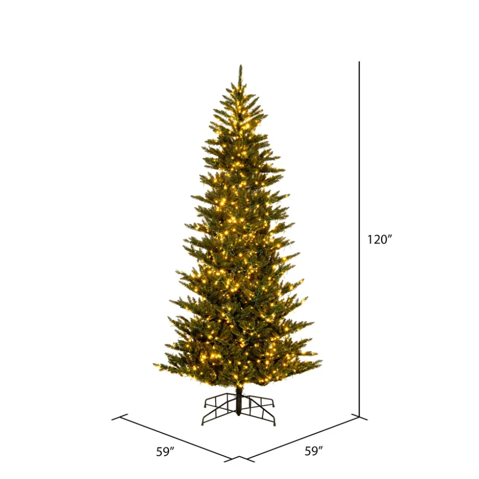 Pre-Lit^Vickerman 4.5' X 31" Natural Fraser, 3Mm Led 500Cc, K194048Ledcc,