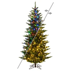 Stocking / Skirt^Vickerman 4.5' X 31" Natural Fraser, 3Mm Led 500Cc, K194048Ledcc,