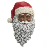 Resin^Kurt S Adler African American Santa Head Ornament, E0347, Kurt Adler
