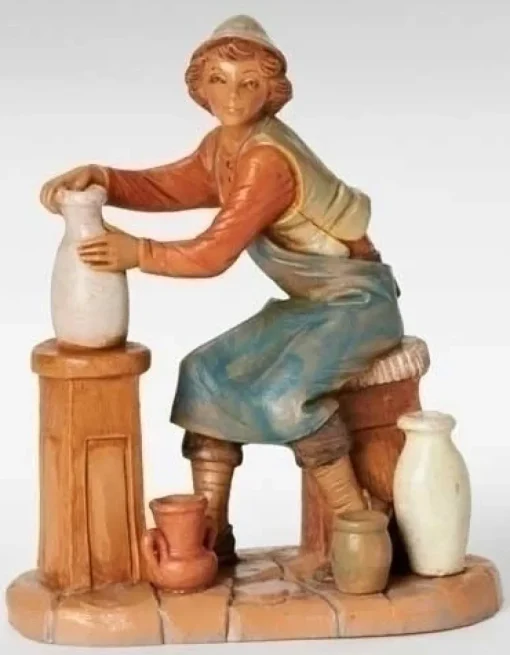 Stocking / Skirt^Fontanini Andrew, The Potter, 7.5", , 52823