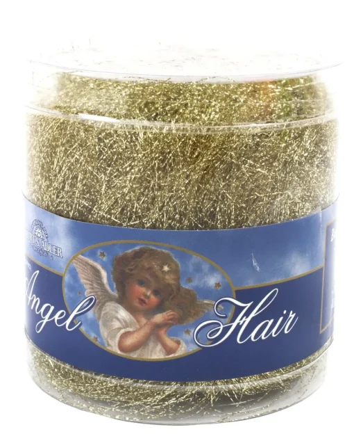Stocking / Skirt^Kurt S Adler Angel Hair, Electroplated Pvc Gold15 Grams, J1513Go