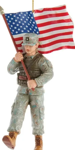 Kurt S Adler Army® Soldier Ornament, Am2191, Kurt Adler Hot
