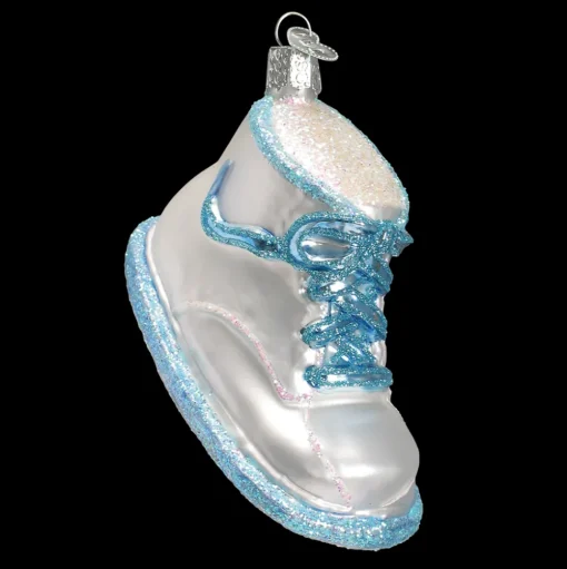 Stocking / Skirt^Old World Christmas Baby Shoes