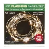 Stocking / Skirt^Kurt S Adler Battery-Operated 50-Light Warm White Led Fairy Twinkle Light Set
