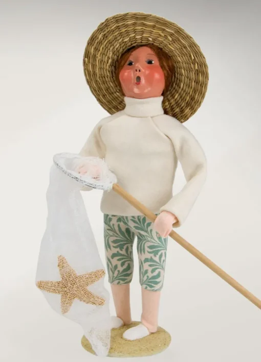 Stocking / Skirt^Byers Choice Beach Girl Catching Starfish, , Znau173