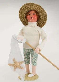 Byers Choice Beach Girl Catching Starfish, , Znau173 Outlet
