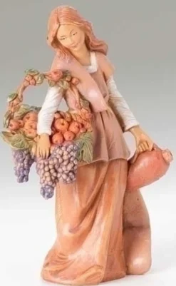 Fontanini Bethany Woman With Grapes 5", , 57526 Flash Sale