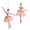 Stocking / Skirt^Kurt S Adler Blush Pink Ballerina Ornaments, 2 Assorted, E0534, Kurt Adler