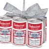 Stocking / Skirt^Kurt S Adler Budweiser Vintage Cans With Bow Ornament By Kurt Adler