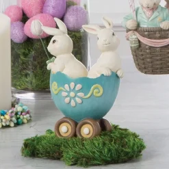 Stocking / Skirt^Raz Bunnies In Egg Cart