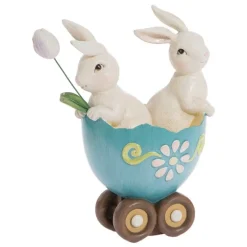 Stocking / Skirt^Raz Bunnies In Egg Cart