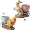 Easter^Raz Bunny Or Chick With Wagon