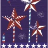 Stocking / Skirt^Magnolia Lane Burlap Patriotic Heart Garden Flag
