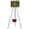 Byers Choice^Byers Choice Red Kettle With Tripod, 430Ke