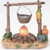 Fontanini Campfire With Pot 3.75" Led, , 59532 Best