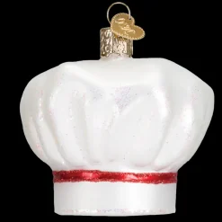 Blown Glass^Old World Christmas Chef's Hat