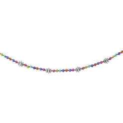 Blown Glass^Shiny Brite Christmas Brites 7' Figural Garland