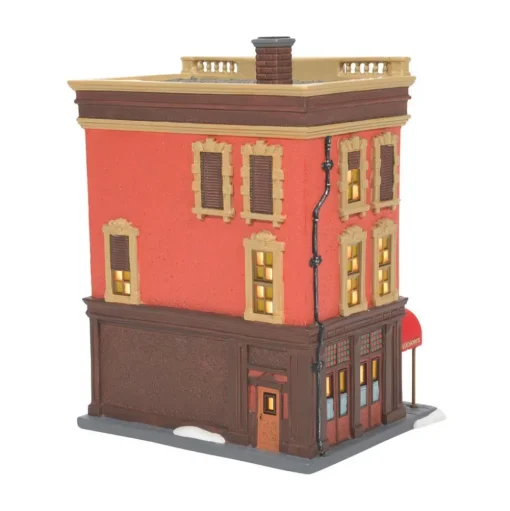 Stocking / Skirt^Robert Moore & Co. Christmas Town & Village Collectibles Cic, Luchow's German Restaurant, 6007586, Christmas In The City