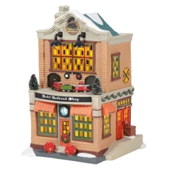 Department 56 Cic, Model Railroad Shop, 6005384, Christmas In The City New