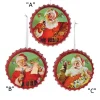 Santas^Kurt S Adler Coca-Cola® Santa Bottle Cap Ornaments