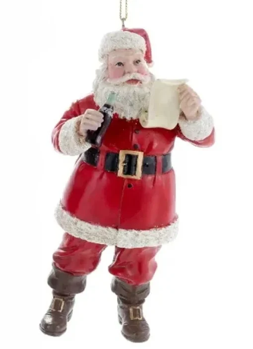 Stocking / Skirt^Kurt S Adler Coca-Cola® Santa With Coke, 2 Assorted, Cc2157