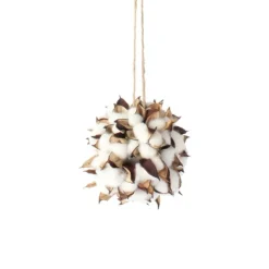 Stocking / Skirt^Raz Cotton Ball Ornament