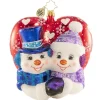 Blown Glass^Christopher Radko Cr, A Frosty First Christmas, 1020884,