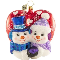 Blown Glass^Christopher Radko Cr, A Frosty First Christmas, 1020884,