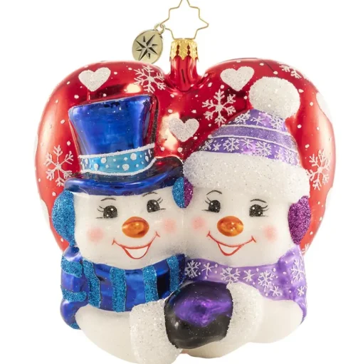 Blown Glass^Christopher Radko Cr, A Frosty First Christmas, 1020884,