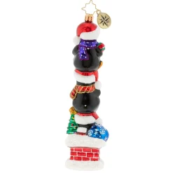 Stocking / Skirt^Christopher Radko Cr, A Stack Of Penguins, 1020093,