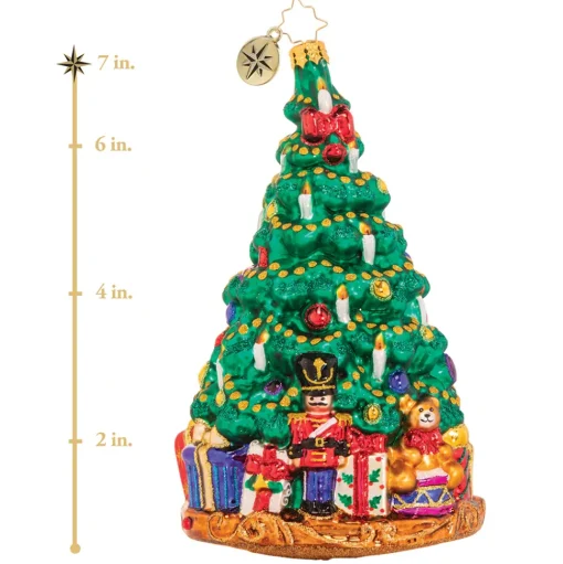 Blown Glass^Christopher Radko Cr, A Tree Of Tradition, 1020585,