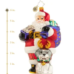 Stocking / Skirt^Christopher Radko Cr, A Woof-Tastic Helper!, 1020819,
