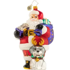Glass^Christopher Radko Cr, A Woof-Tastic Helper!, 1020819,