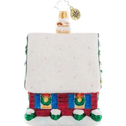 Glass^Christopher Radko Cr, Adorably Adorned Cottage, 1020736,
