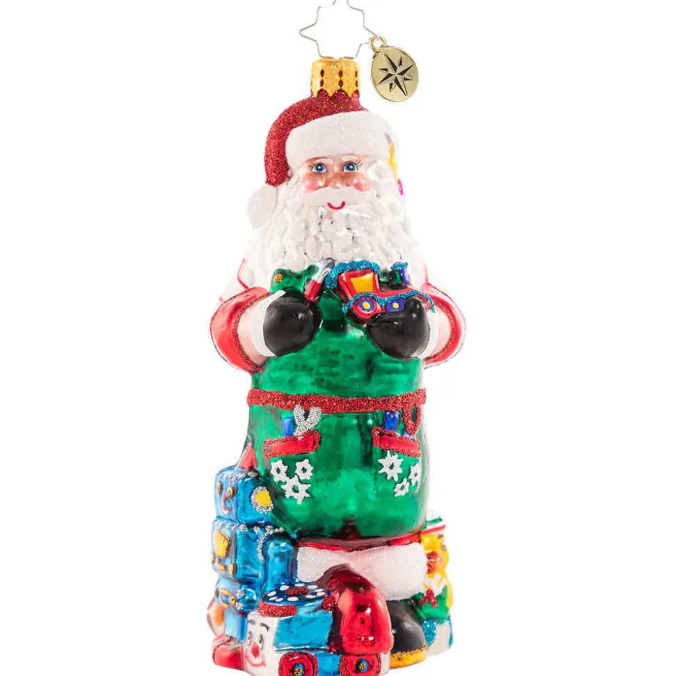 Blown Glass^Christopher Radko Cr, All In A Day's Work, 1020765,