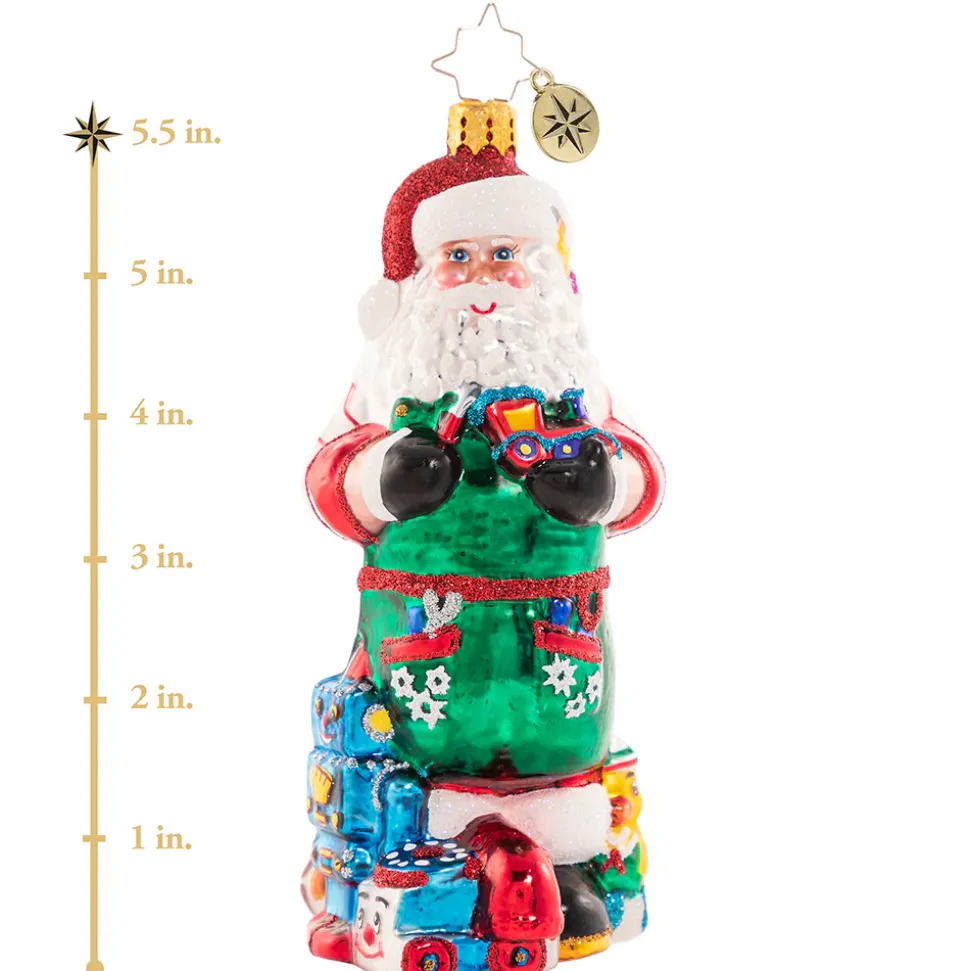 Blown Glass^Christopher Radko Cr, All In A Day's Work, 1020765,