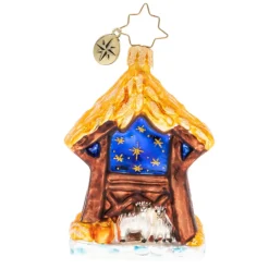 Christopher Radko Cr, Asleep In The Manger Gem, 1020242, Hot