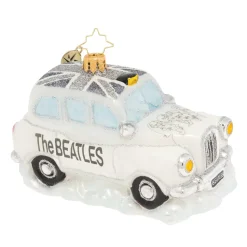 Blown Glass^Christopher Radko Cr, Back To The Basics Beatles White Album Taxi, 1019947,