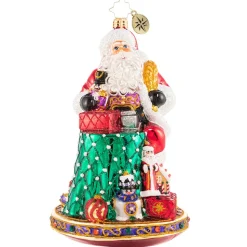 Christopher Radko Cr, Can I Have Your Autograph, Santa?, 1020611, Fashion