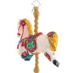 Blown Glass^Christopher Radko Cr, Carousel Ride, 1021458, Radko