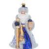 Stocking / Skirt^Christopher Radko Cr, Cheerful Chinoisirie Santa, 1021074, Radko
