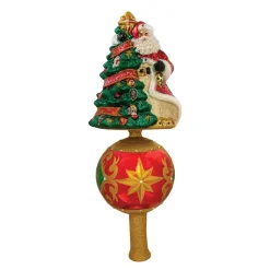 Santas^Christopher Radko Cr, Cheers To 35 Years Finial, 1020566,