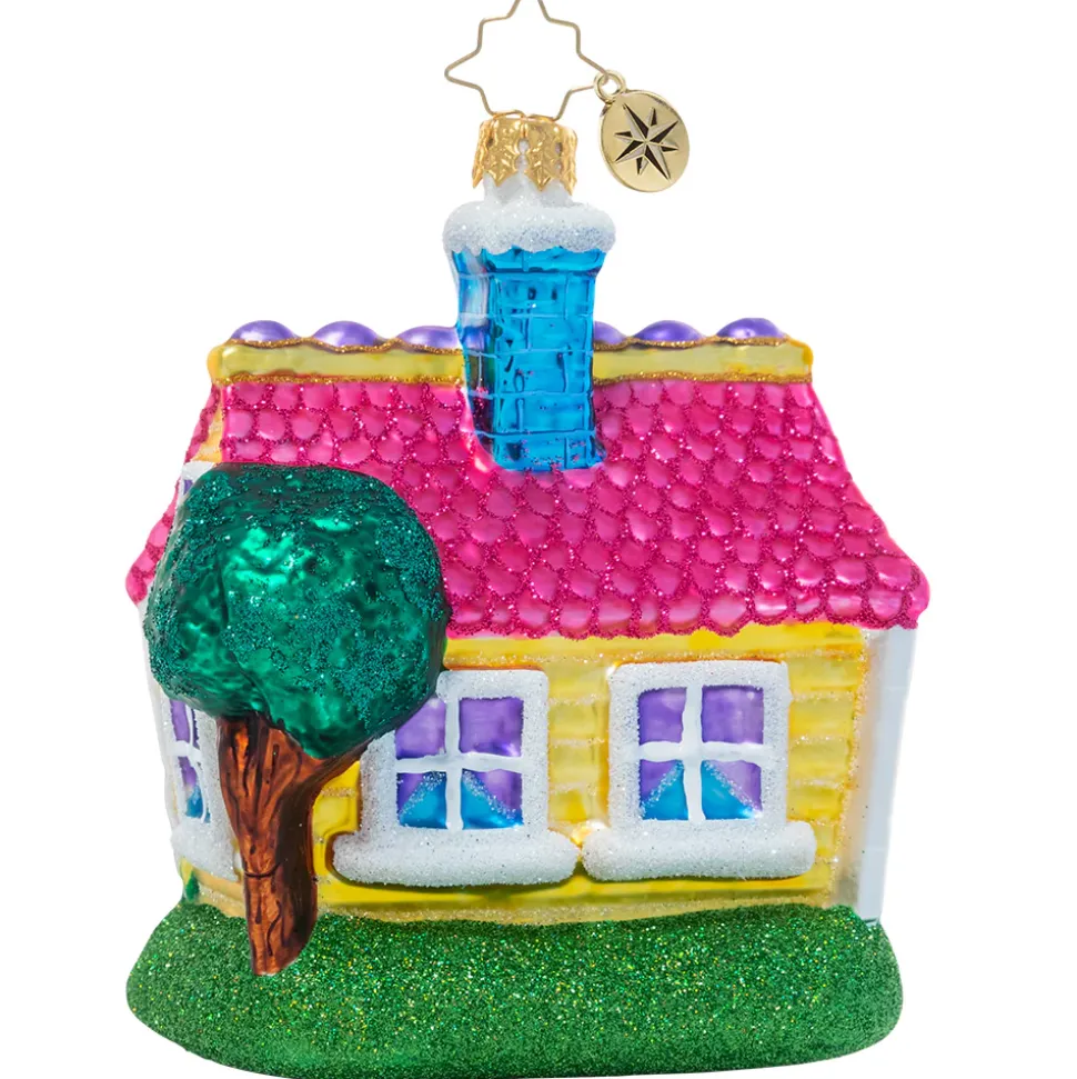 Glass^Christopher Radko Cr, Cheery Country Cottage, 1021026, Radko