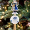 Santas^Christopher Radko Cr, Chinoiserie Elegance Santa Finial, 1021534, Radko